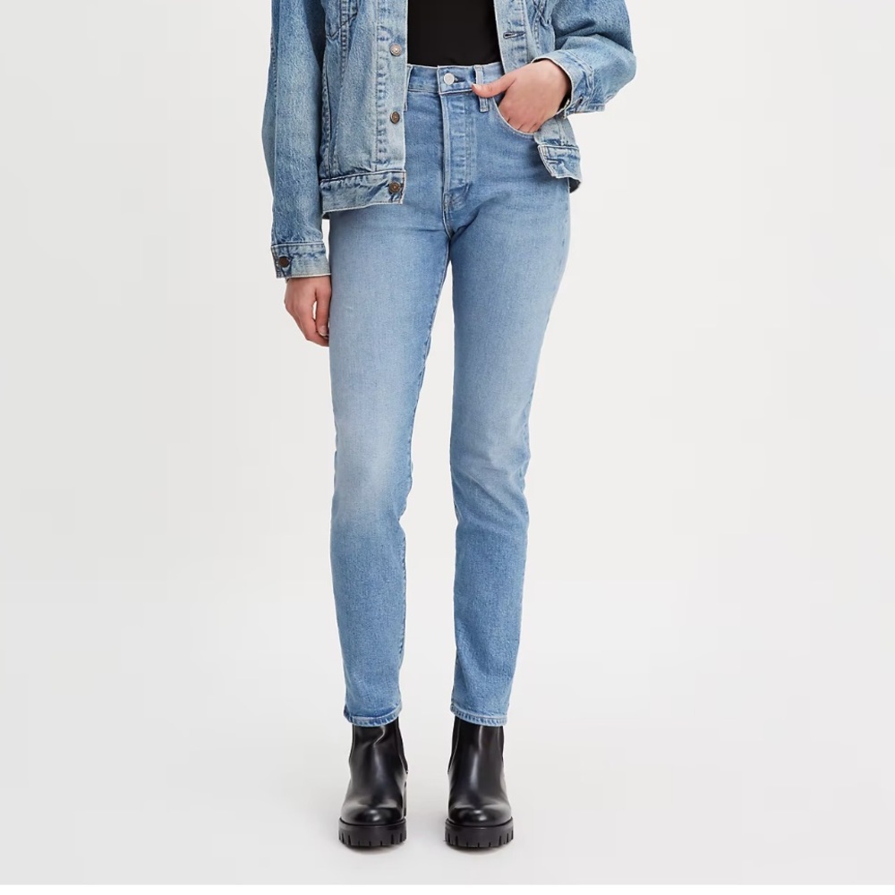 NWT Levi’s Made and Crafted 501 Skinny Jeans Stretch 32